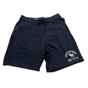 13-11 ABERCROMBIE & FITCH Men's Sweat Shorts Black Small